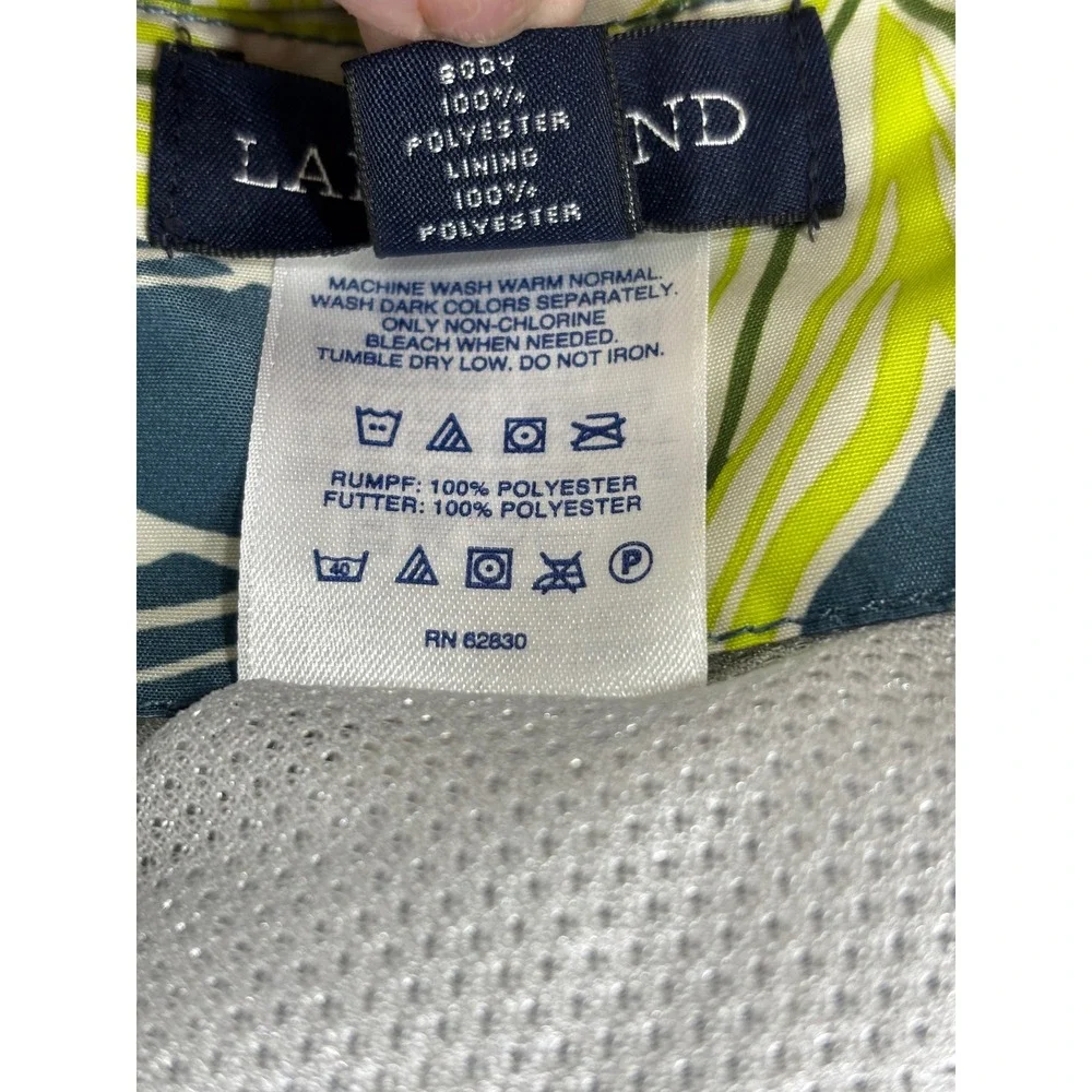 Lands' End Swim‎ Trunks Board Shorts XL 40 42 Tropical Beach